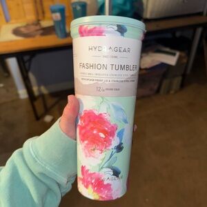 Floral tumbler